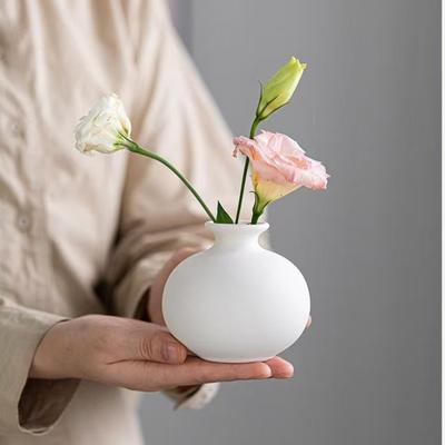 Simple Ceramic Vase, Five Piece Set, Household Handicraft, Small Flower Ware, Simple Porch, TV Cabinet, Tabletop Decoration