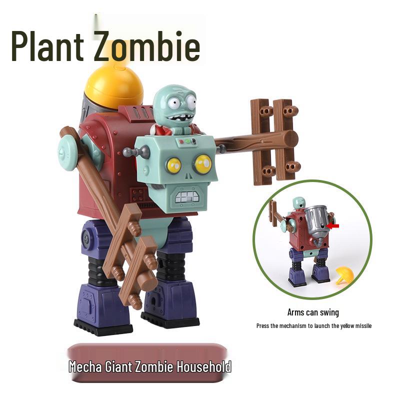 Plants vs. Zombies Toy Set: Machine Bug, Football Gun, Pea Pod, Carnivorous Plant Models