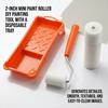 Smooth Paint Roller Set Anti-Drip Wall Painting Tools Foam Roller Brush Kit  for Household