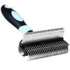 Dog Brushes and Brushes, Double-Sided Pet Tools for Shedding Pads and Detangling, No More Nasty Shed
