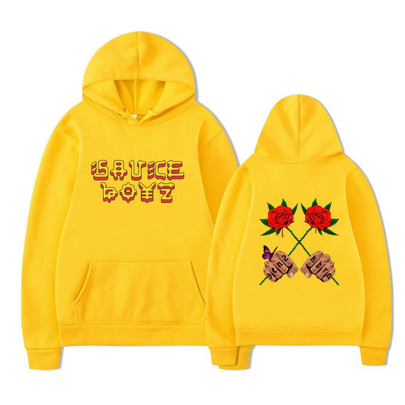 Hoodie Spring and Autumn American Rapper Printed Sweater Men's Loose Casual Hoodie Women's