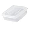 3PCS PP Cheese Storage Box Flip Lid Cheese Food Container  For Onion Ginger Garlic Holder