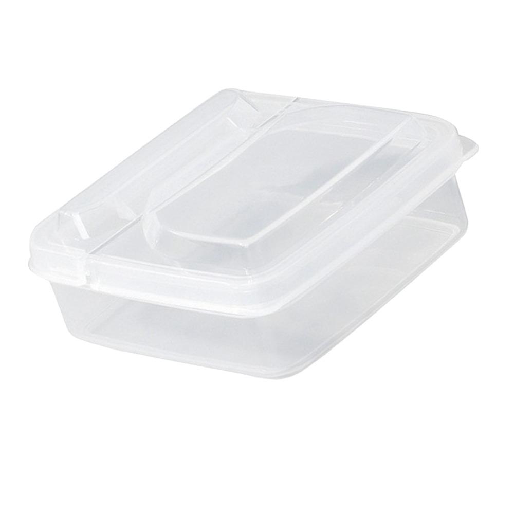 3PCS PP Cheese Storage Box Flip Lid Cheese Food Container For Onion Ginger Garlic Holder