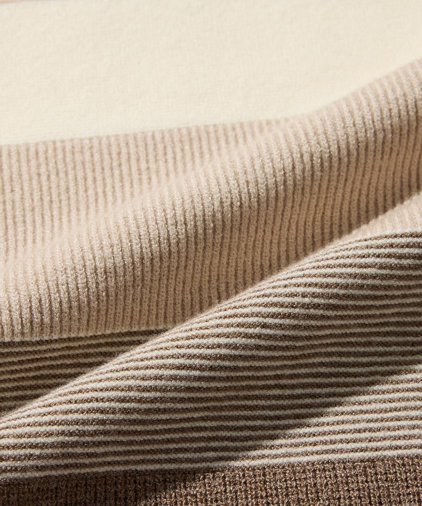 STCO Diems Soft Touch Block Round Knit_Beige (Classic Fit)_Dktxa06Ctd