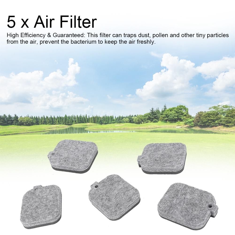 Premium Sponge Material, Easy Installation, 5PCS   Filter BG55 Fit For  BG45 BG46 BG65 BG85 BR45C SH55 SH85 Leaf Blower, Compact & Save Space