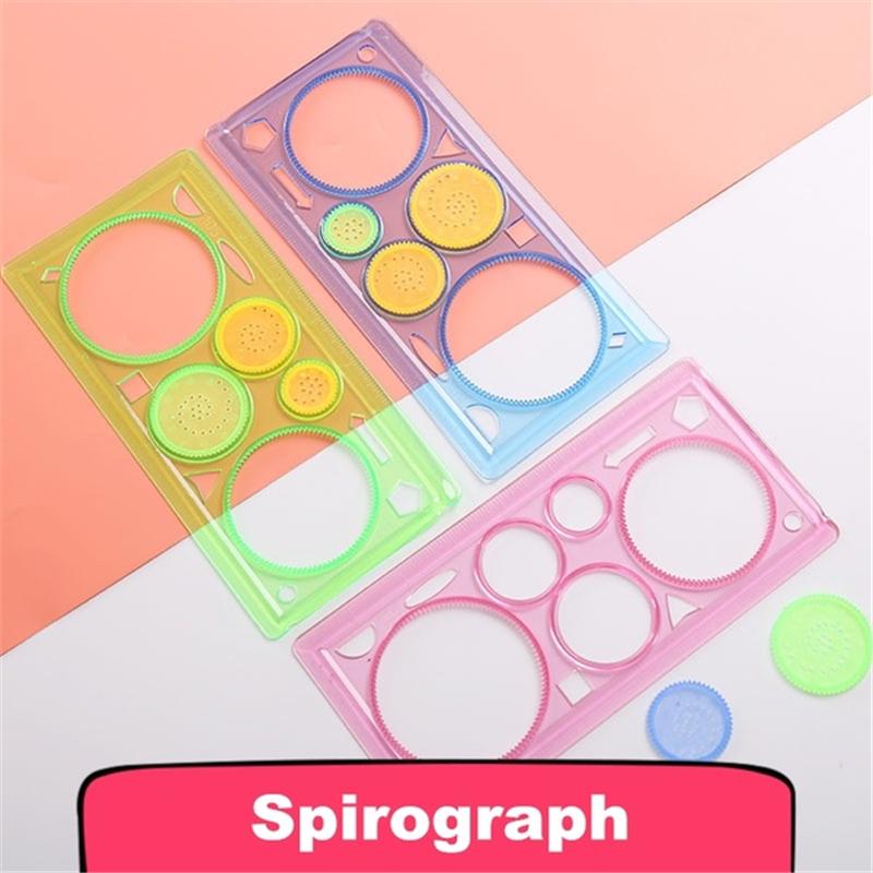 Buy Spirograph geometric ruler drafting tools stationery ...