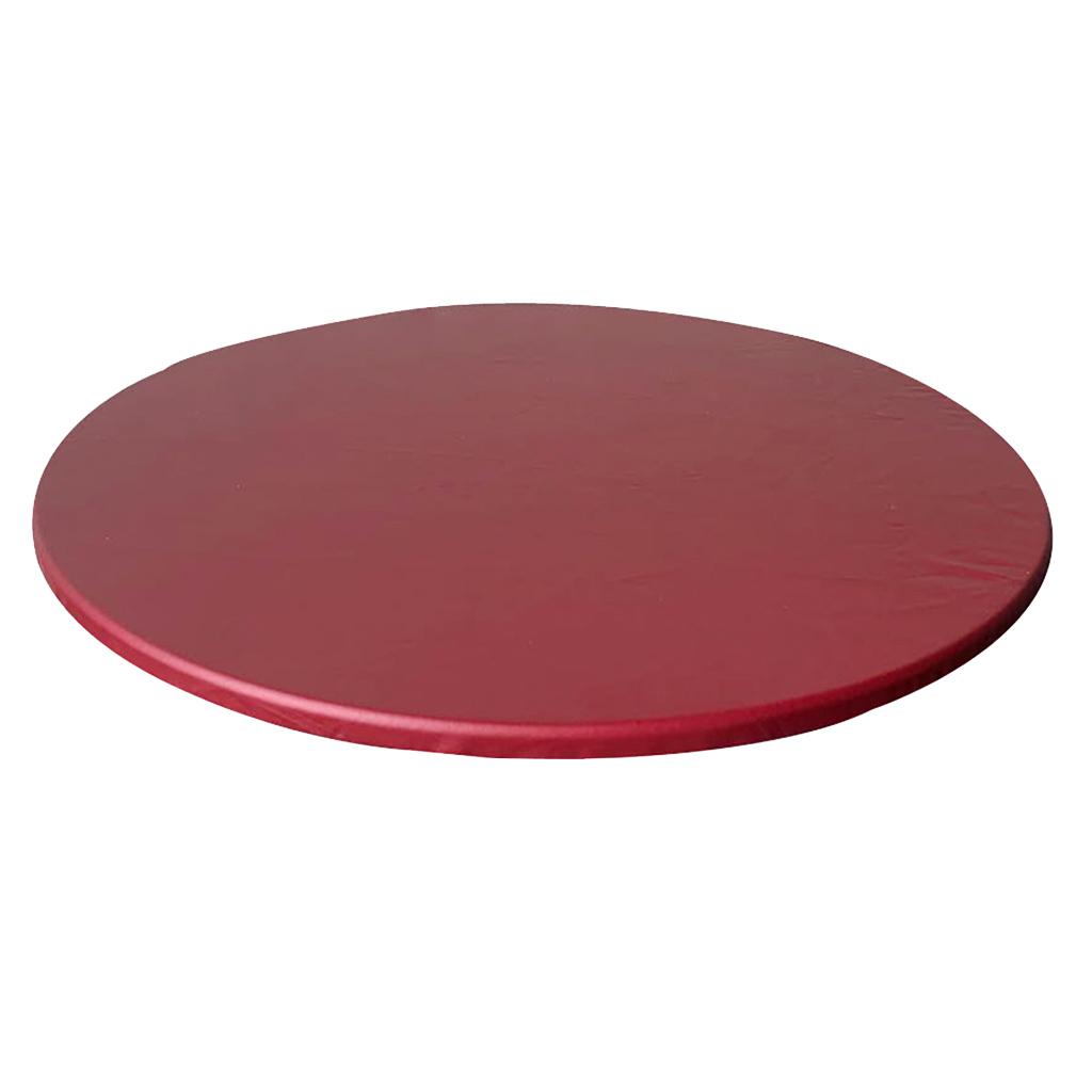 Copritavolo Impermeabile Antiscivolo Copritavolo su Misura con Supporto in Poliestere Adatto Fino a 120cm/48pollici Diametro. Tavoli Rotondi
