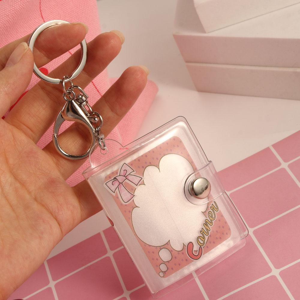 Holder Pictures Storage Photo Album Keychain Collection Card Holder Card Bag Card Book Keyring