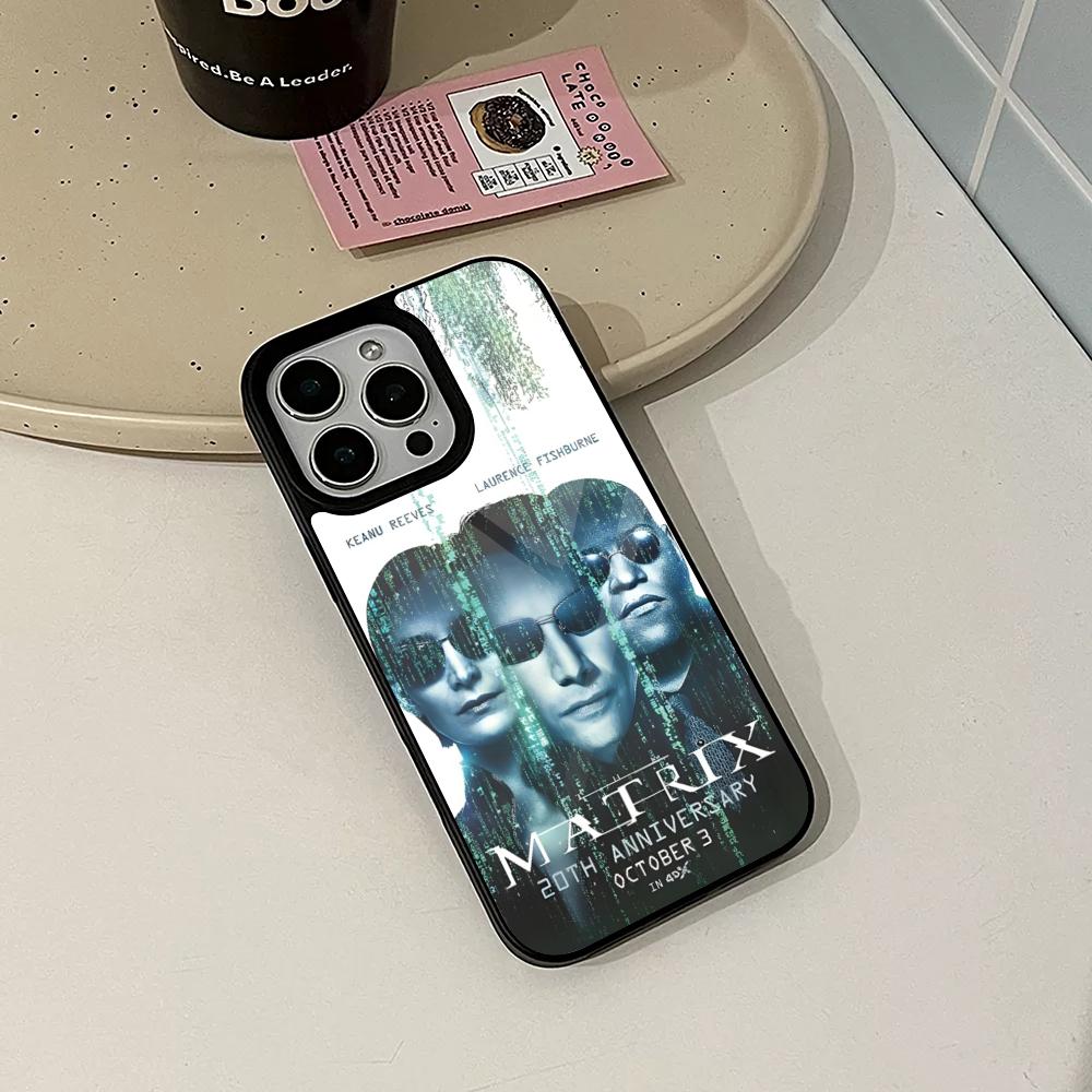 

The Matrix Phone Case for Iphone 17 16 15 14 Air 13 12 11 Pro Max Mini Plus Fundas Shell PC+TPU Cover iPhone 14 Pro Max