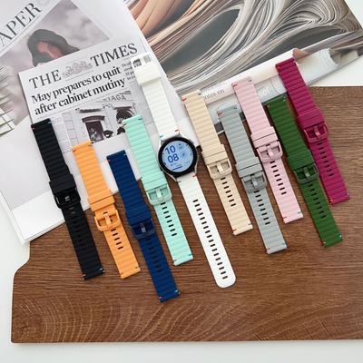 For Huawei Gt4 Watch Gt5 Strap Strap Strap Stripe Silicone Watch4Pro Sports Strap For Men And Women