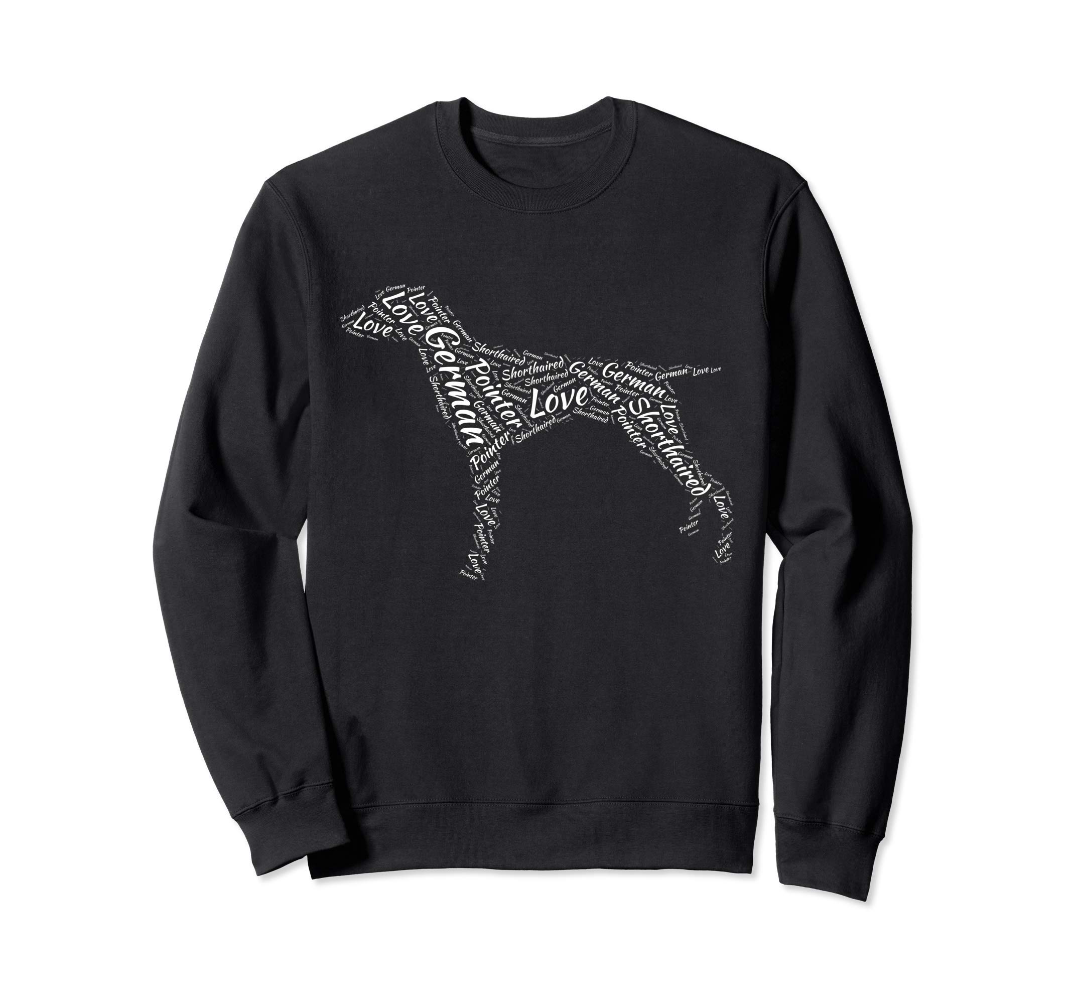 German Shorthaired Pointer Silhouette Dog Lover Gift Sweatshirt