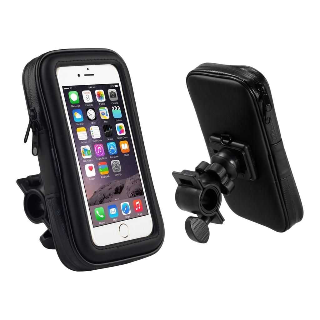 Wasserdichte Touchscreen-Handytasche für 5,5-6,5 Zoll Geräte mit Regenschutz und Navigationsfunktion für Radfahren Motorradfahren