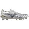 Mizuno Morelia Neo 4 Cushioned Slip Resistant Abrasion Resistant Soccer Shoes Men's Silver Mizuno P1GA254204