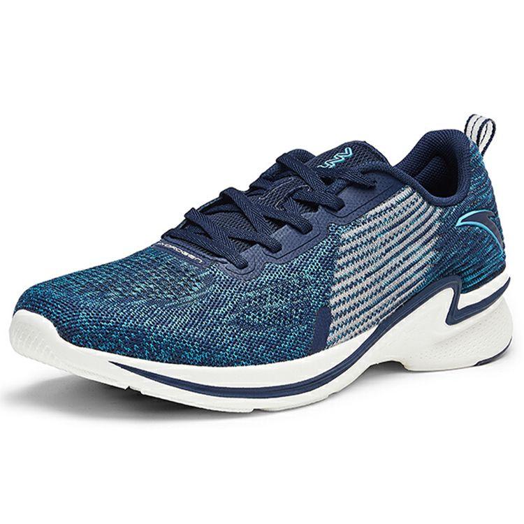 Anta Hydrogen Run 2 Running Series Comfortable Non-Slip Wear-Resistant Low-Top Running Shoes Men Sneakers Blue 112025540-2