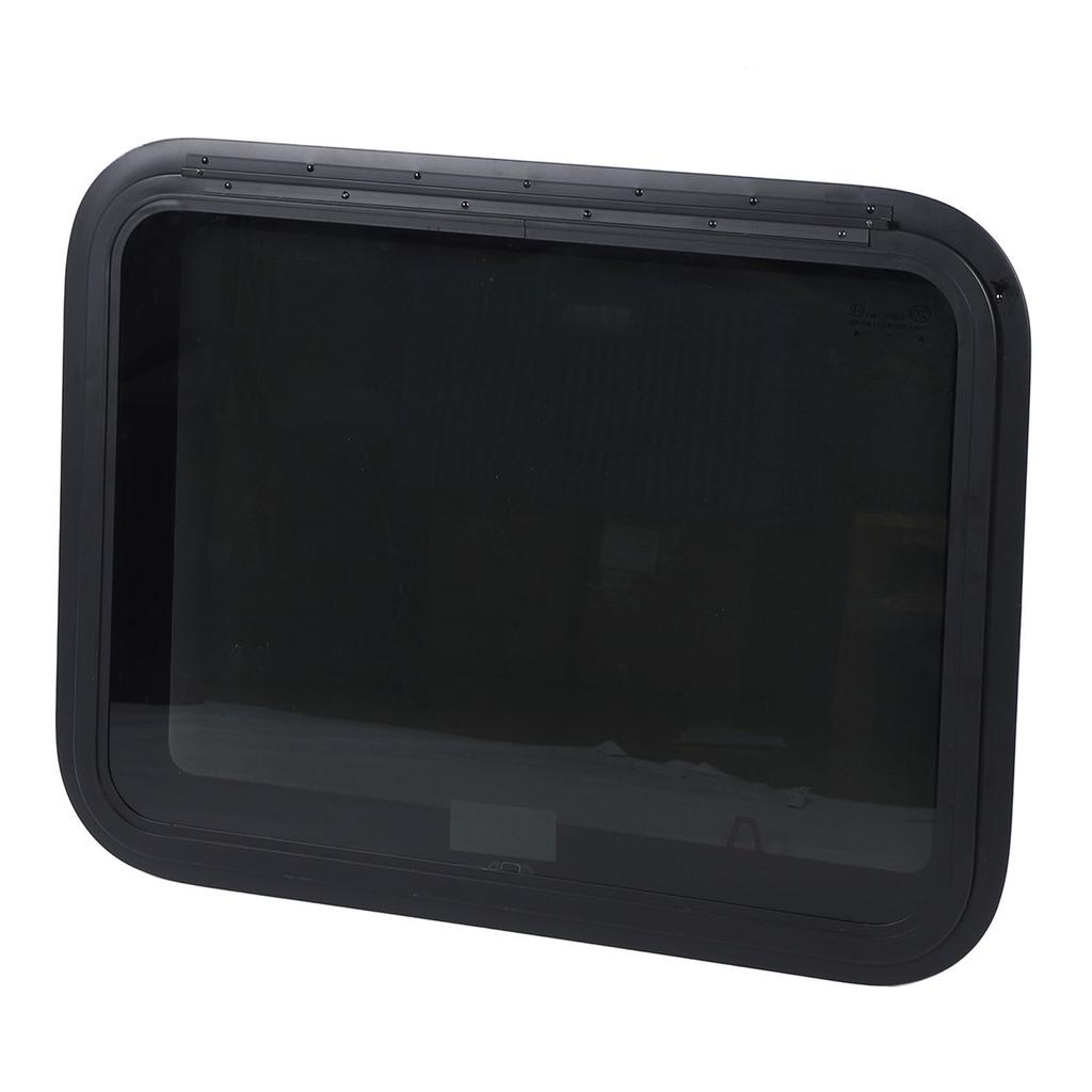 RV Exit Window UV Protection 30.48 X 22.36in Push Out Camper Window with Net Screen and Trim Ring