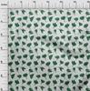 oneOone Cotton Flex Green Fabric Florals Dress Material Fabric Print Fabric By The Yard 40 Inch