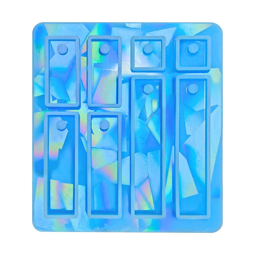 Light and Shadow Cartoo Resin Molds Rhombus Mold for Keychain Jewelry Making Elegant Earrings Crafting Supplies