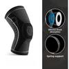 Single Knee Pads!Outdoor Sports Pressurized Silicone Breathable Knee Pads Mountaineering Running Basketball Cycling Knitting Knee Pads