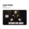 100% New Arrival Conch Money Bow Anime Speend or Save Meme Credit Card Film Debit Card Sticker Skin