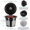 10/6/4pcs Reusable Capsule Cups Refillable Coffee Filters Cups Stainless Steel Mesh Leak-Proof Single Cup Coffee Filters