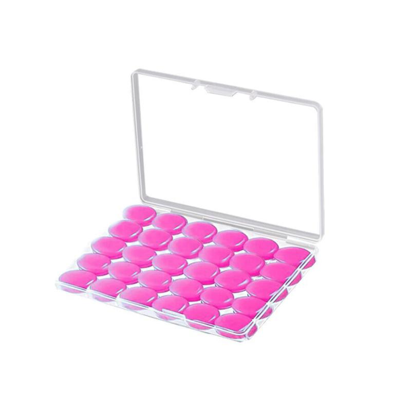 30Pcs Moldable Soft Silicone Earplugs 38Db Soundproof Snug Fit Sleep Travel Work Study