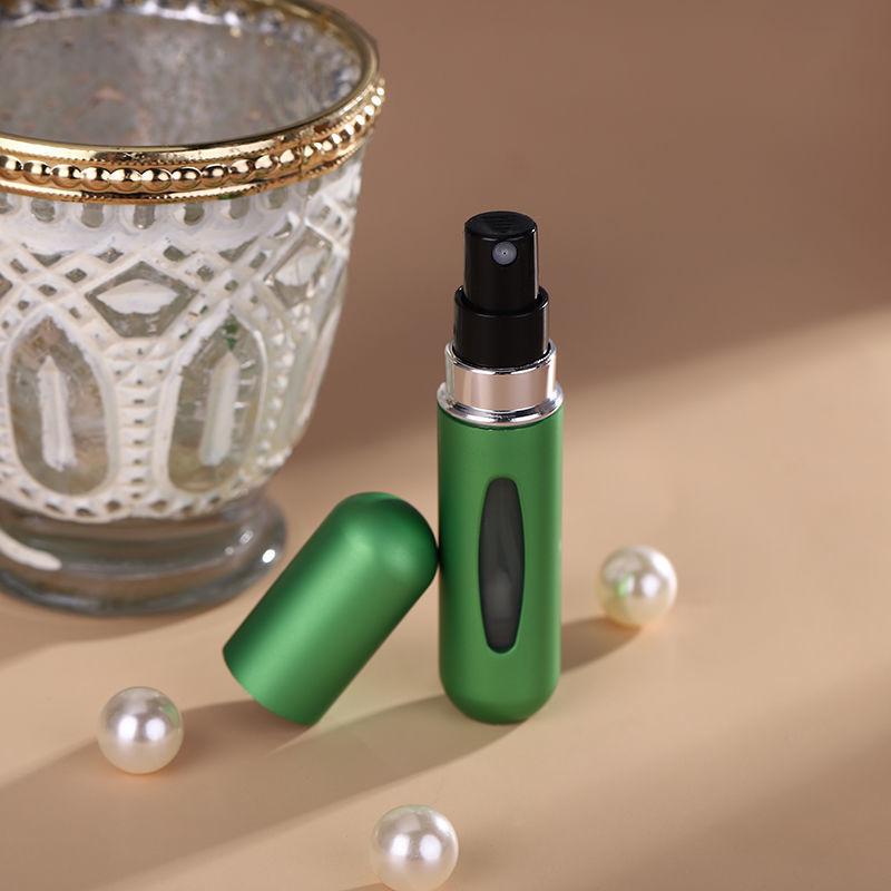 5ml Refillable Perfume Bottle - Bottom-Fill, Self-Priming, Recyclable, Rechargeable Spray, Portable Sample Size, Cosmetic Bottle.