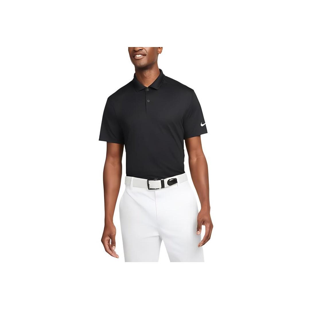 Мужская гольф-поло Nike Dri-FIT Victory Solid с быстрым отводом влаги, топ, черный DH0825-010 L