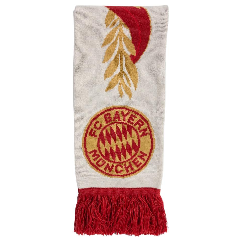 Adidas FC Bayern Acrylic Knit Scarves Unisex Red JC6190 F