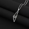 Vintage ISR PS Map Pendant Necklace Women Men Fashion Jewelry Gift