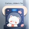 Cartoon Bear Weight Scale Lcd Display Glass Smart Bathroom Scales Digital Body Fat Scales High-precision Electronic Floor Scales