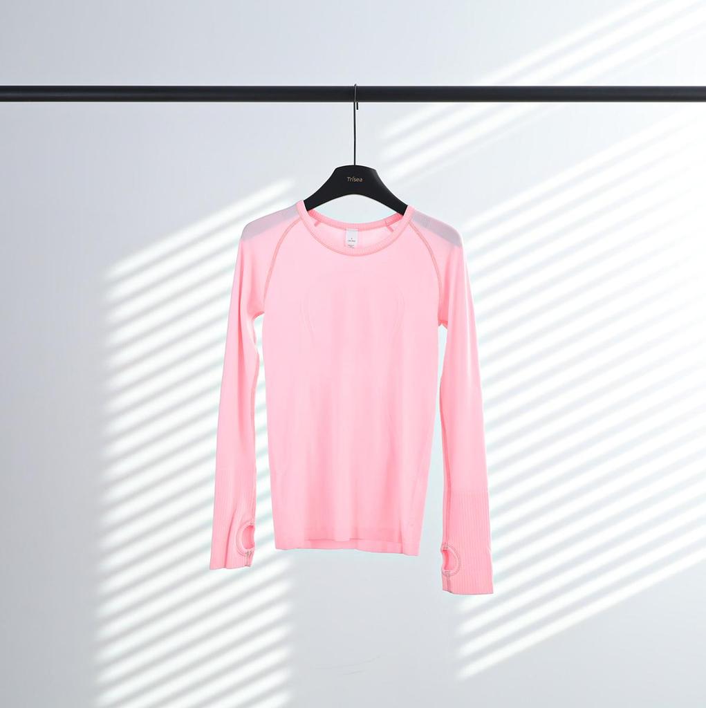 Women's Quick-Dry Long Sleeve Sports Top - Tight-Fit, Sweat-Wicking Yoga & Running Shirt