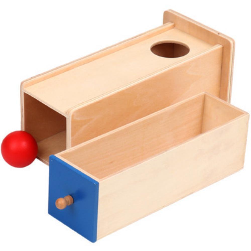 Lehrmittel Holzschubladenbox Kindergarten Münzbox Wurfbox Naturwissenschaften und Bildung Bildung Früherziehungsspielzeug
