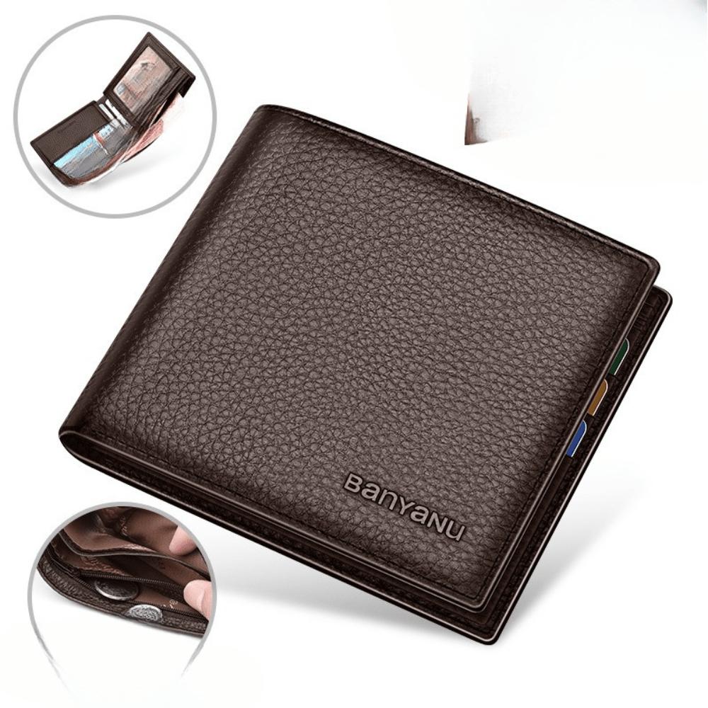Men's short wallet, new simple wallet, thin wallet.