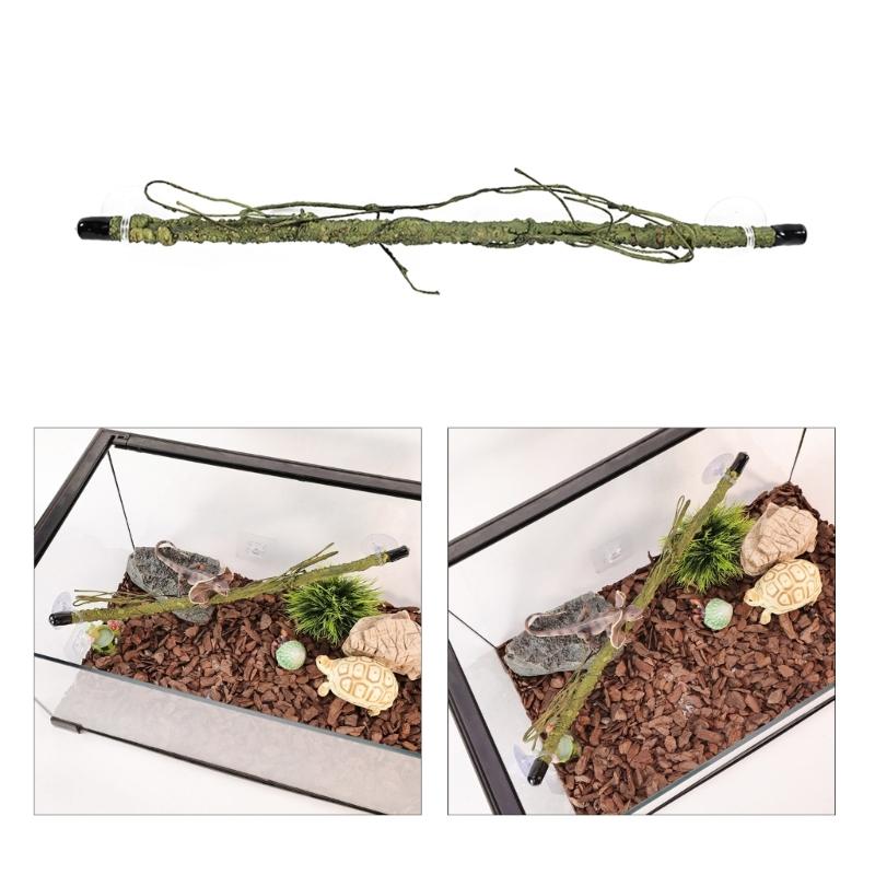 Realistic Vine For Terrariums Decors Natural Lookings Safe Climbing Artificial Vine For Various Amphibians Habitats