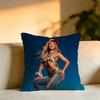 Pop Singer KKlava Koka Pillow Case Square DoubleSided Sofa Cushion Cover Bedroom Bedside Pillow