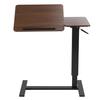 31.5" Mobile Standing Desk with 70-degree Tiltable Desktop, Overbed Bedside Table with Wheels, Height Adjustable Rolling Laptop Desk for Home Office,