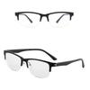 2 In 1 Optical Lens Sunglasses Lens Magnetic Clip Set Colorful Sunglasses Myopic Eyeglasses Metal Half-Frame Design
