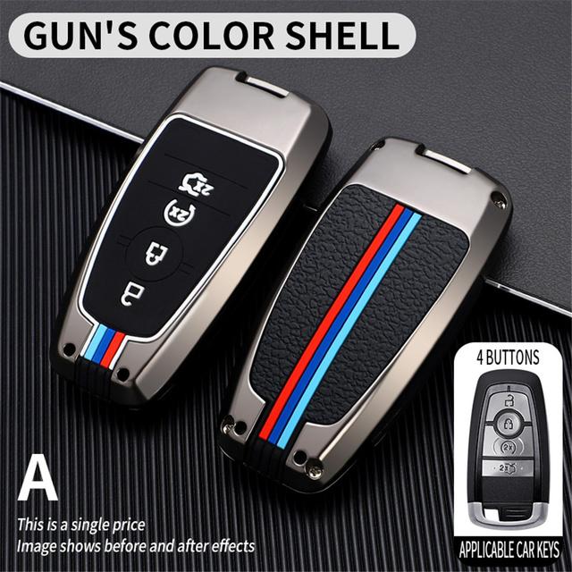 Car Key Case for Ford Fusion Mustang Explorer F150 Edge Mondeo Mk5 Focus Mk4 2019 2020 2021 Covers
