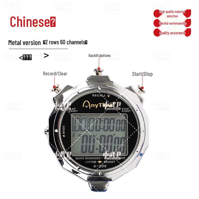Zhongwuwei Multi-function Sports Stopwatch & Timer