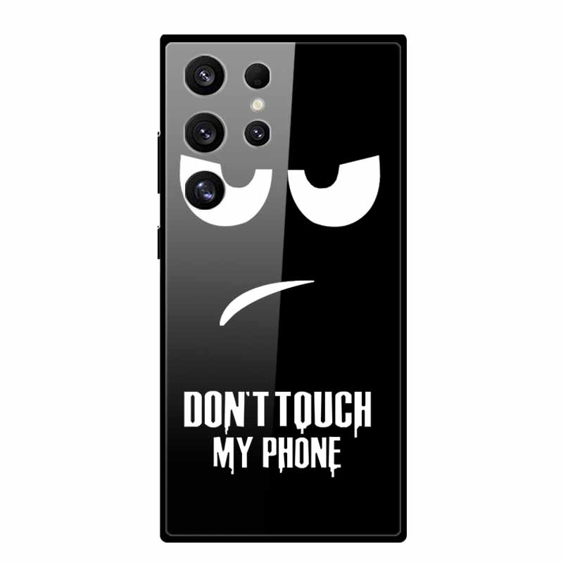 For Samsung Galaxy S25 Ultra Case S25Plus Luxury Tempered Glass Hard Back Cover for Galaxy S24Ultra 5G Phone Cases Fundas S 25