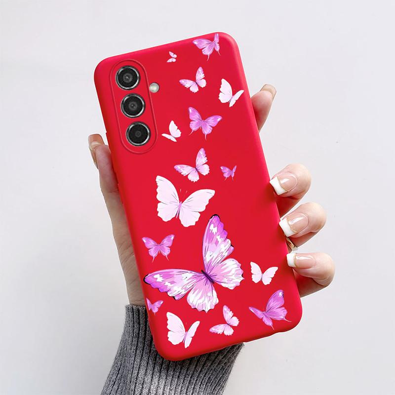 For Samsung Galaxy M35 Case M 35 Popular Butterfly Silicone Soft Back Cover For Samsung M35 5G Phone Case Cover 6.6" Funda Coque