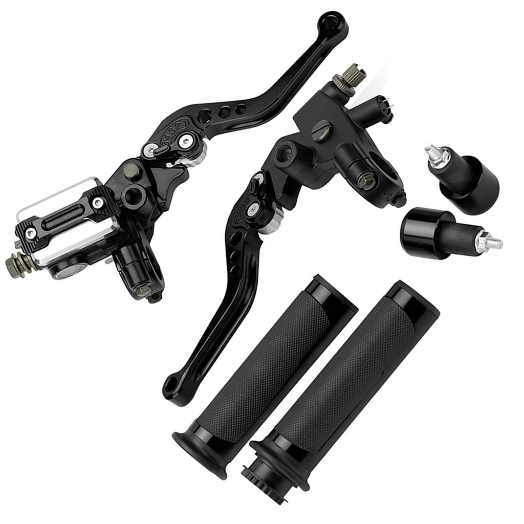 Motorcycle 7 8   22mm Handlebar Brake Master Cylinder Clutch Lever Left & Right Set Universal Fit for Scooters Sports