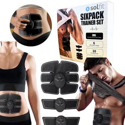Sixpack Set Elektrostimulator für Bauch, Rücken, Arme, Oberschenkel, Beine, Wirbelsäule, Nacken, Gesäß
