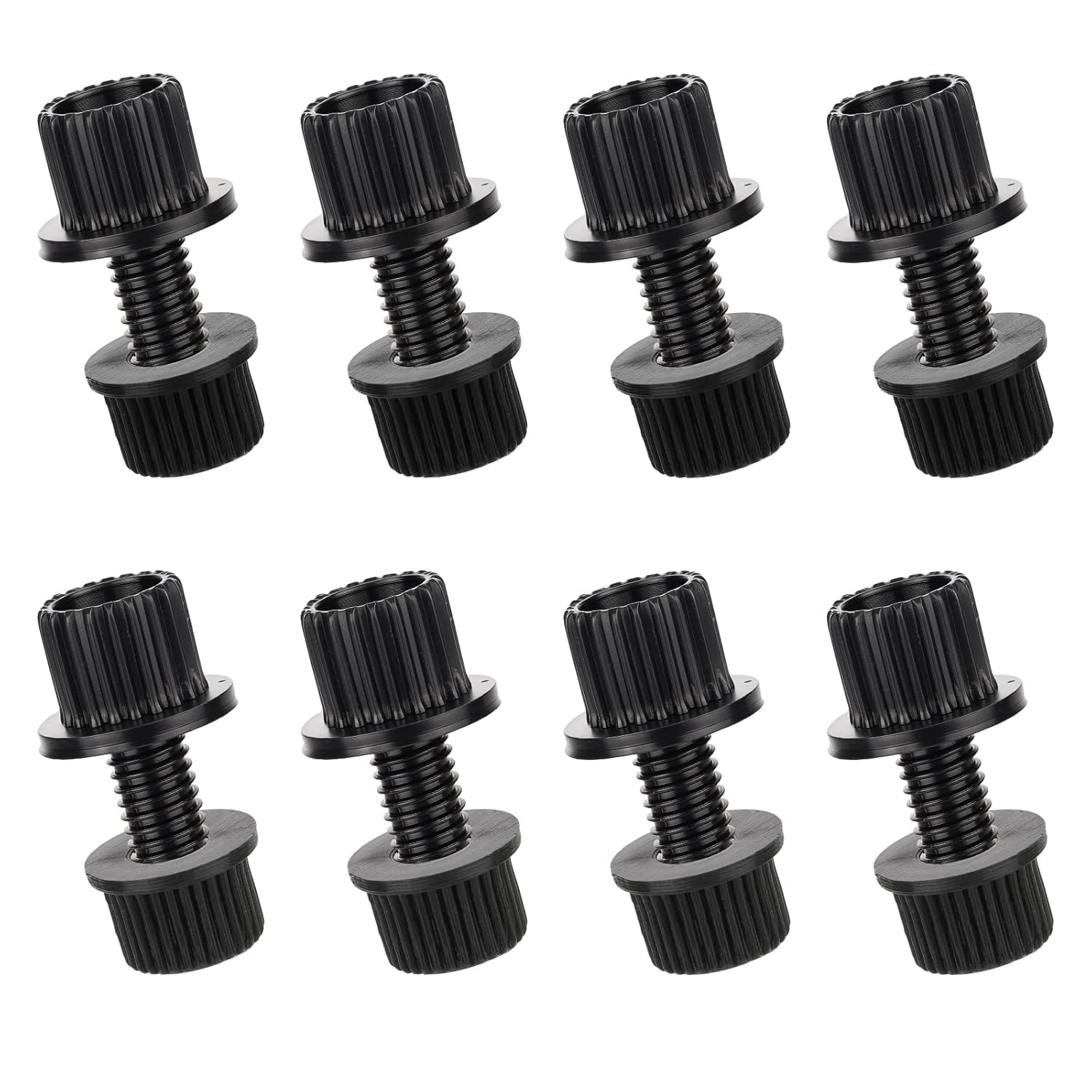 License Plate Bolts 8 Pcs 6mm License Plate Screws Universal Thread Screws Nylon Bolts and Nuts for Motorcycle Cars Trucks Bike Plates Fasteners
