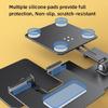 Foldable Tablets Bracket Stand Portable Laptop Bracket Heat Dissipation 180 Degree Rotatable Adjustable Stand for Lapto