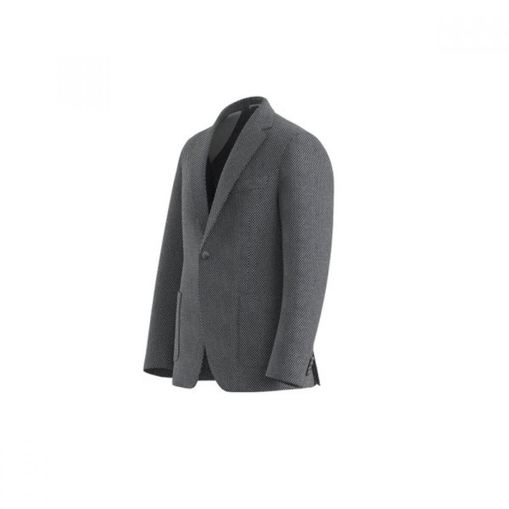 

Boss Slim Fit Pattern Cotton Blend Blazer Dark Blue 50561907404 54