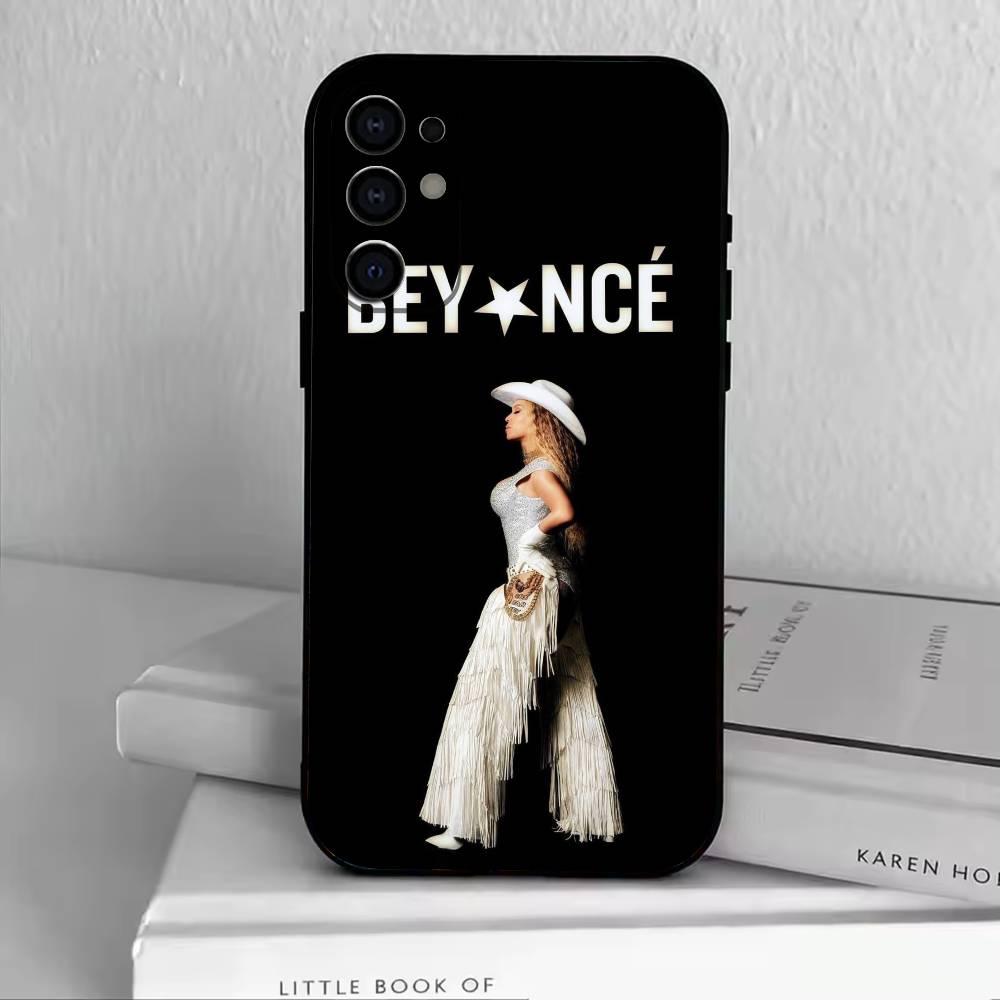 

B-Beyonce Cowboy Phone Case For Samsung S25,S24,S21,S22,S23,S30,Ultra,S20,Plus,Fe,Lite,Note,10,Black Cover Samsung S23ULTRA5G