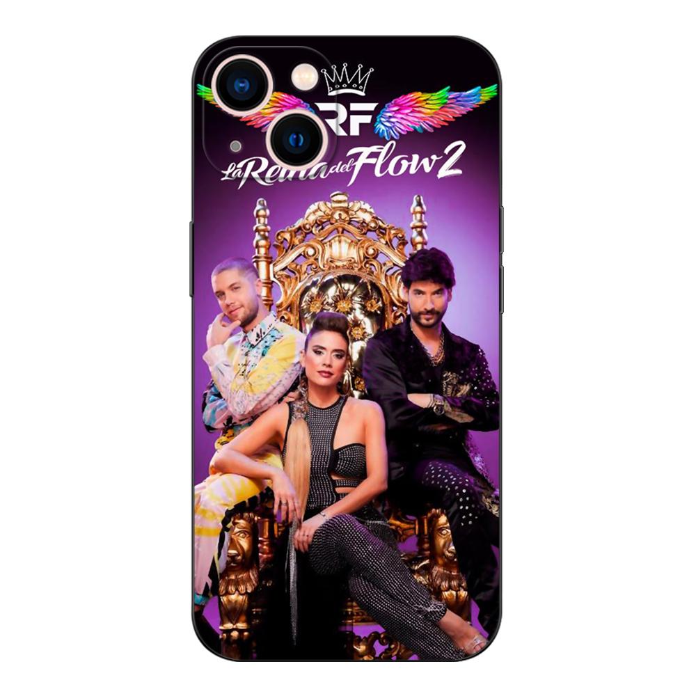 Black Tpu Case For Samsung Galaxy F23 M12 M22 M23 M32 4G M52 5G M30S M21 La-Reina-del-Flow the Queen of