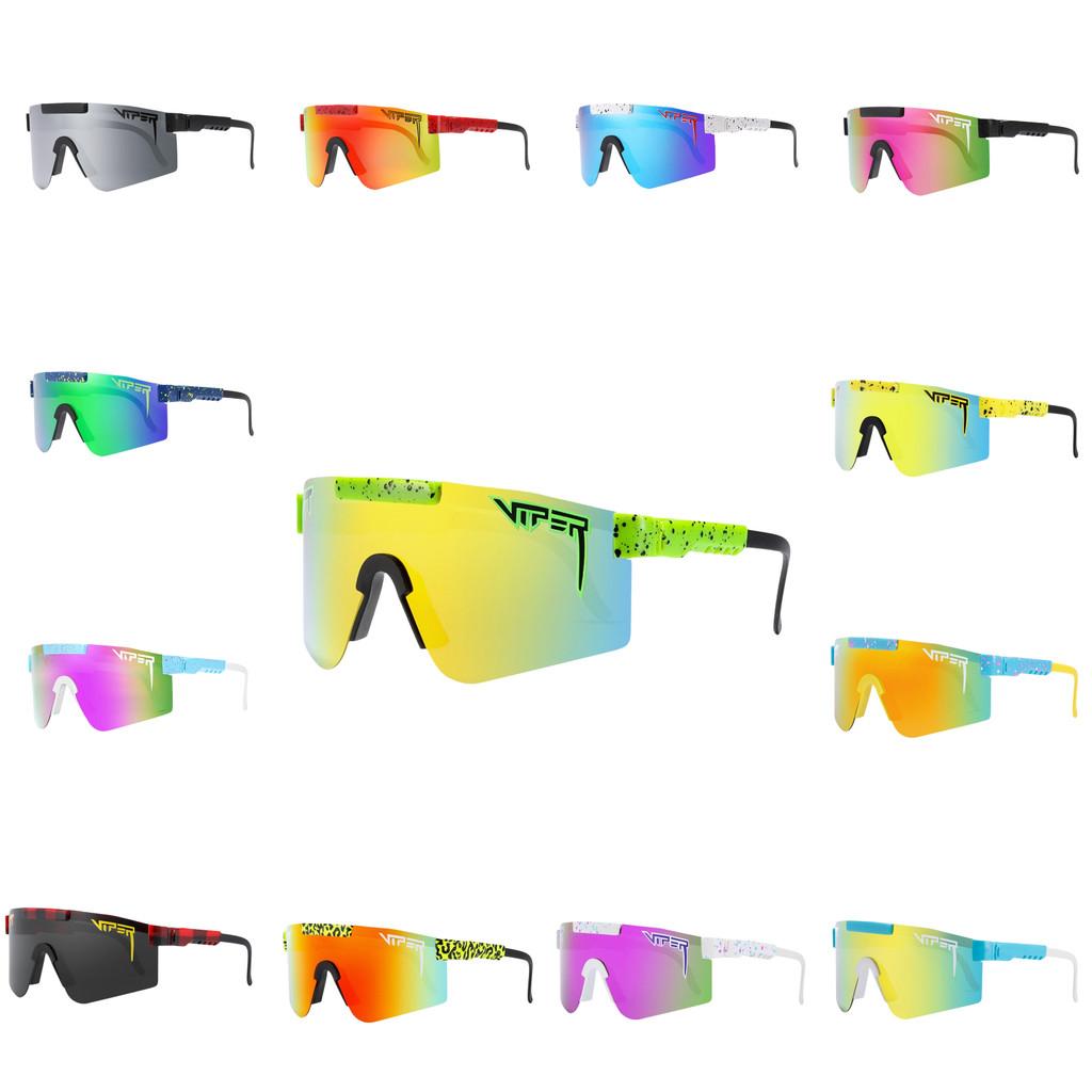 Fashionable Pit Viper Outdoor Sunglasses With Polarized Lenses And Windproof Design For Enthusiasts