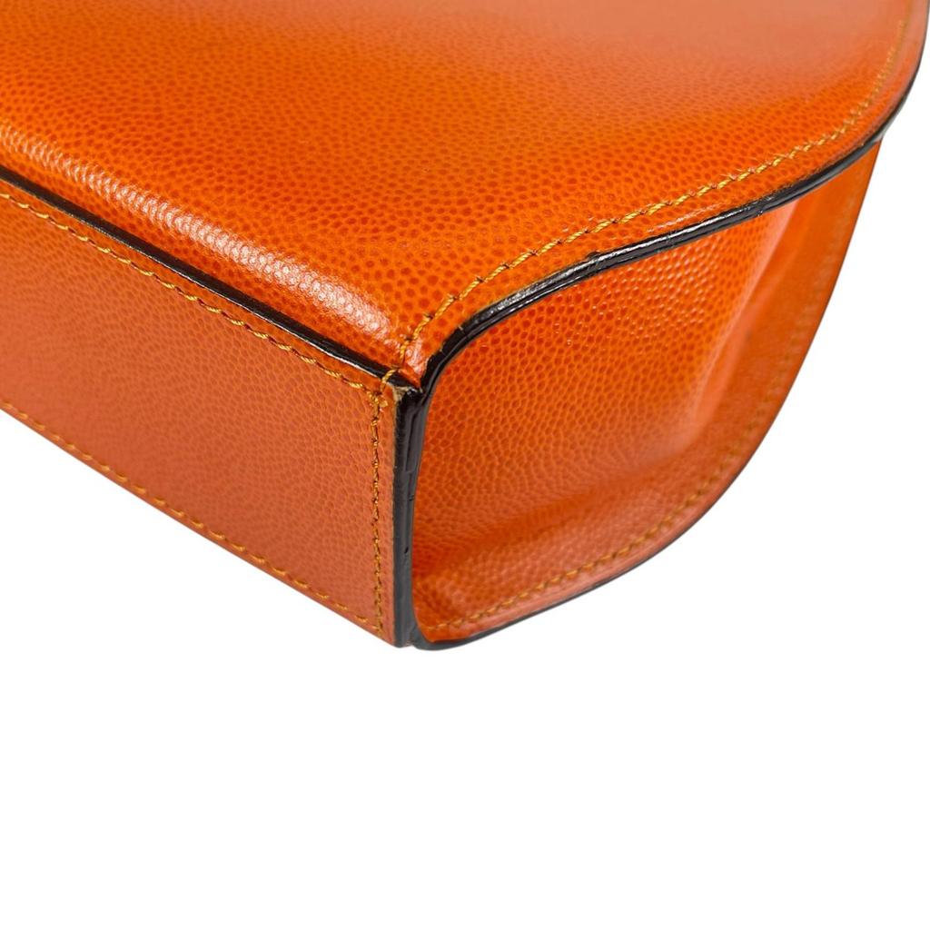 CARTIER PANTHERE Handbag Orange Women used